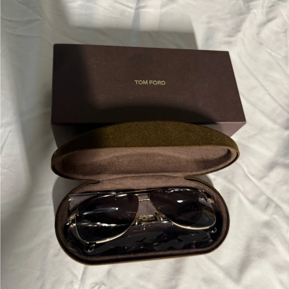 Tom Ford Dark Brown Sunglasses with Case